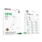 СЗУ-1USB Borofone BA102A, 18W Q.C3.0 белый
