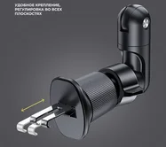 Авт. держатель Deppa Mage Ring, серый, 55230