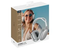 Наушники с Bluetooth Deppa Stereo Life, BT 5.4, 350mAh, серебристые