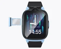 Умные часы детские Hoco Y104 4G, синие