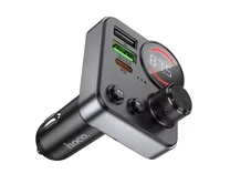 FM Modulator Hoco E86 Bluetooth, QC, 48W черный