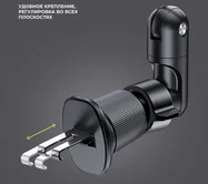 Авт. держатель Deppa Mage Ring, серый, 55230