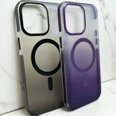 Чехол iPhone 16 Pro Max Njoyny NY-09 MagSafe (черный)