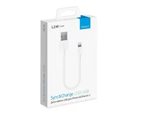 Кабель Deppa Lightning - USB белый, 1,2м