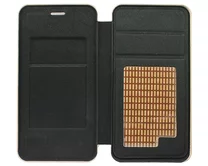 Чехол-книжка Soft-Touch универсальный с клеем  5.2-5.5'' (золотой)