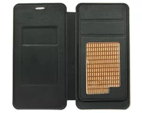 Чехол-книжка Soft-Touch универсальный с клеем  6.0-6.5'' (золотой)