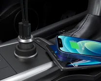 АЗУ-1USB + 1USB-C Deppa PD, QC3.0, 30W, серебро