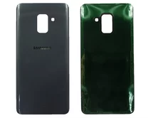 Задняя крышка Samsung A530F A8 (2018) синяя 1кл