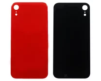 Задняя крышка (стекло) iPhone XR красная 1кл