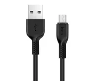 Кабель Hoco X20 microUSB - USB черный, 1м