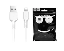 Кабель Hoco X13 Lightning - USB белый, 1м