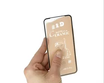 Защитное стекло-плёнка iPhone XS Max/11 Pro Max Ceramics матовое черное, 0.1 mm