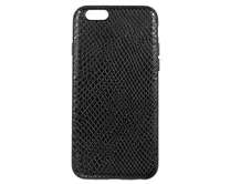 Чехол iPhone 6/6S Leather Reptile (черный)