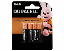 Батарейка AAA Duracell LR03 4-BL (1упак)