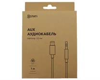 AUX Kstati lightning - 3.5мм, 1м белый