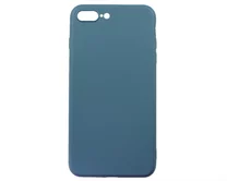 Чехол iPhone 7/8 Plus Microfiber (темно-синий)