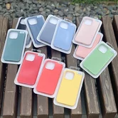 Чехол iPhone 12 Mini Liquid Silicone FULL (красный)