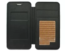 Чехол-книжка Soft-Touch универсальный с клеем  5.2-5.5'' (черный)