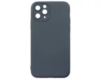 Чехол iPhone 11 Pro TPU Matte 2.0mm (темно-синий)