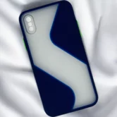 Чехол iPhone X/XS ZigZag (синий)