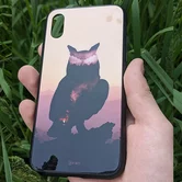 Чехол iPhone 12/12 Pro KSTATI Glass Wild Art