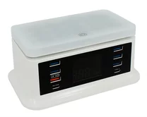 Зарядная станция CDA-36 с дисплеем 6 USB + 1 Type-C + 1 65W