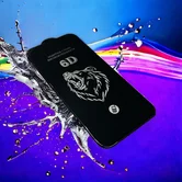 Защ. стекло iPhone 13/13 Pro/14 6D (тех упак) черное