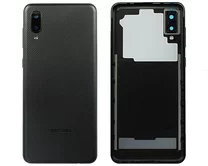 Задняя крышка Samsung A022G A02 черная 1кл