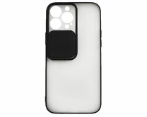 Чехол iPhone 13 Pro Max Lens Slide Mate (черный)