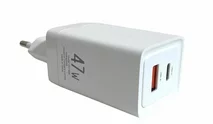 СЗУ-1USB+1USB-C McDodo CH-8580 47W GaN, белый