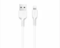 Кабель Hoco X20 Lightning - USB белый, 1м