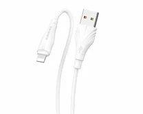 Кабель Borofone BX18 Lightning - USB белый, 1м