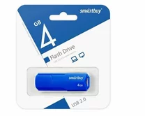 USB Flash SmartBuy CLUE 4GB (синий)