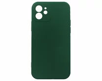 Чехол iPhone 12 Colorful (темно-зеленый)