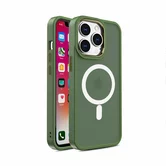 Чехол iPhone 13 Pro Matte Case MagSafe (зеленый)