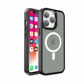 Чехол iPhone 13 Pro Matte Case MagSafe (черный)