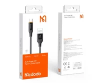 Кабель McDodo CA-3020 6А Type-C - USB черный, 1,2м