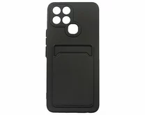 Чехол Infinix Smart 6 TPU CardHolder (черный)