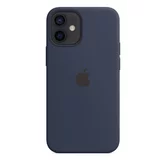 Чехол iPhone 12 Mini Silicone Case MagSafe hi-copy (темно-синий)