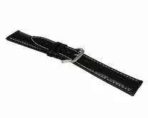 Ремешок Samsung/Huawei/Amazfit Bip/GTS 20mm crocodile leather band кожаный черный #3