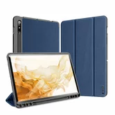 Чехол книжка Samsung Tab S8/S7 Dux Ducis DOMO (синий)