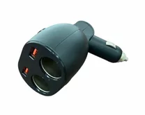 Разветвитель прикуривателя Honeywell 7A high current 2 выхода USB+2АЗУ черный