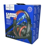 Компьютерная Игровая гарнитура Hoco W103 Magic tour gaming headphones (черный/красный)