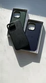 Чехол iPhone 11 Classic Leather (темно-синий)