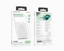 Внешний АКБ 10000 mAh MagSafe Borofone BJ25 Plus PD20W белый 