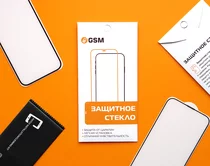 Защ. стекло GSM Base iPhone 12 Pro Max черное