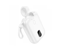 Внешний АКБ 10000 mAh Hoco J130 (кабель Type-C, iWatch) белый