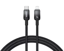 Кабель Baseus Discolor Series Fast Charging Cable Type-C - Lightning PD 20W черный, 1м