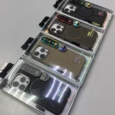 Чехол iPhone 15 Pro Max Njoyny Aluminum (серый)