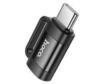 OTG Hoco UA31E Type-C папа to Lightning мама USB2.0 черный